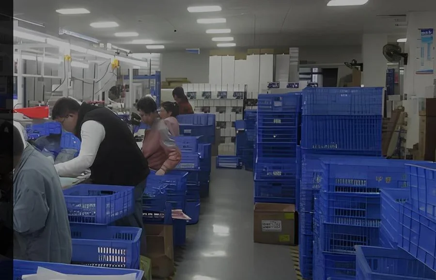 Huarui smart lock production line and material control